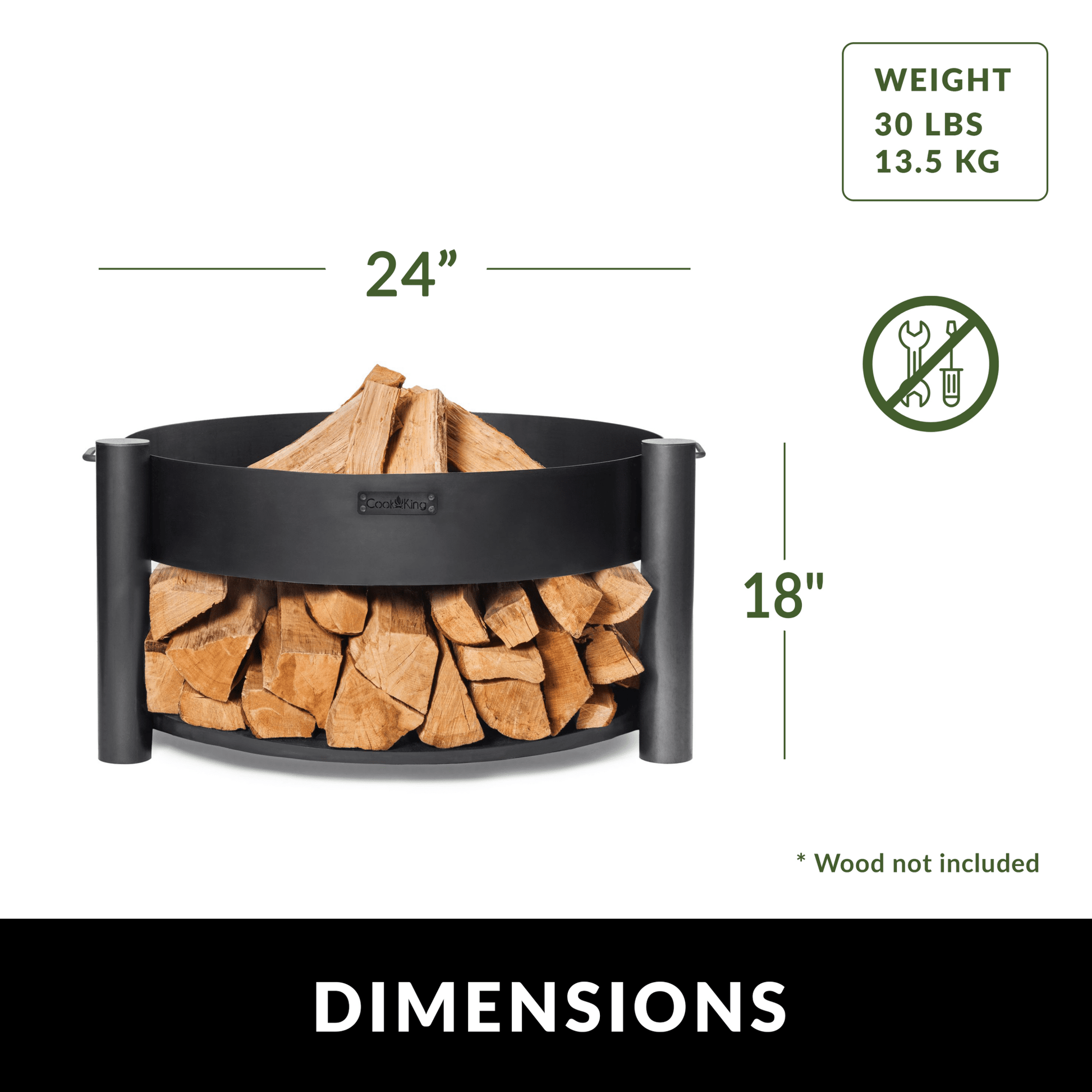 Montana 24" Fire Pit - Good Directions