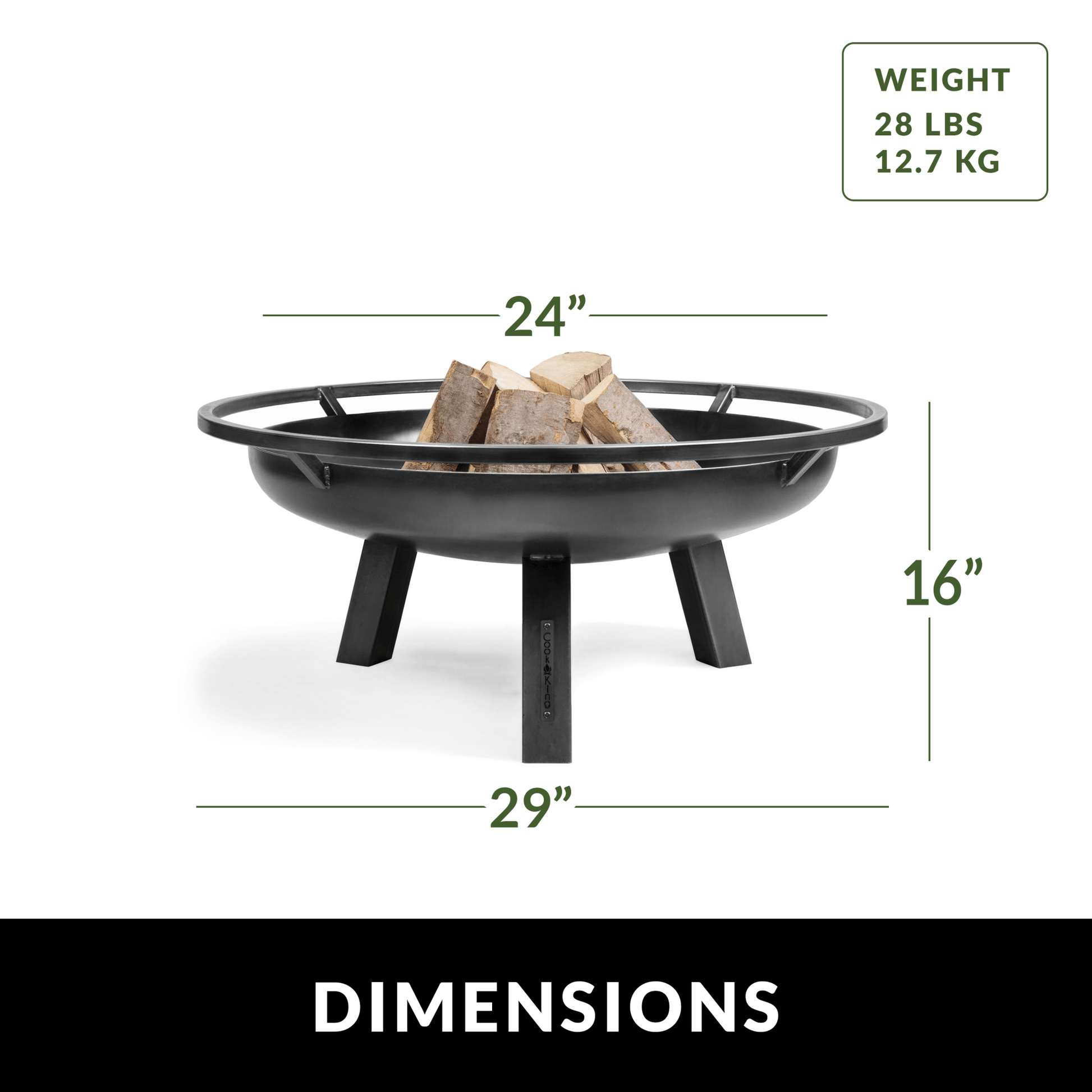 Porto 24" Fire Pit - Good Directions