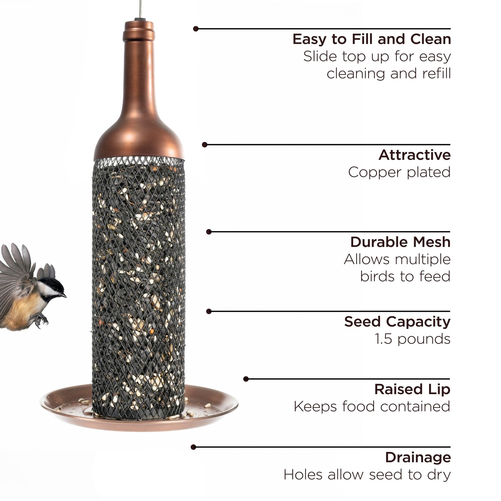 Vineyard Select Bird Feeder - Good Directions