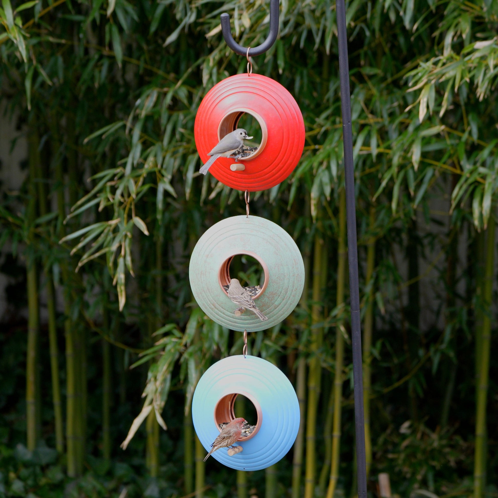 Triple Fly-Thru Bird Feeder - Good Directions