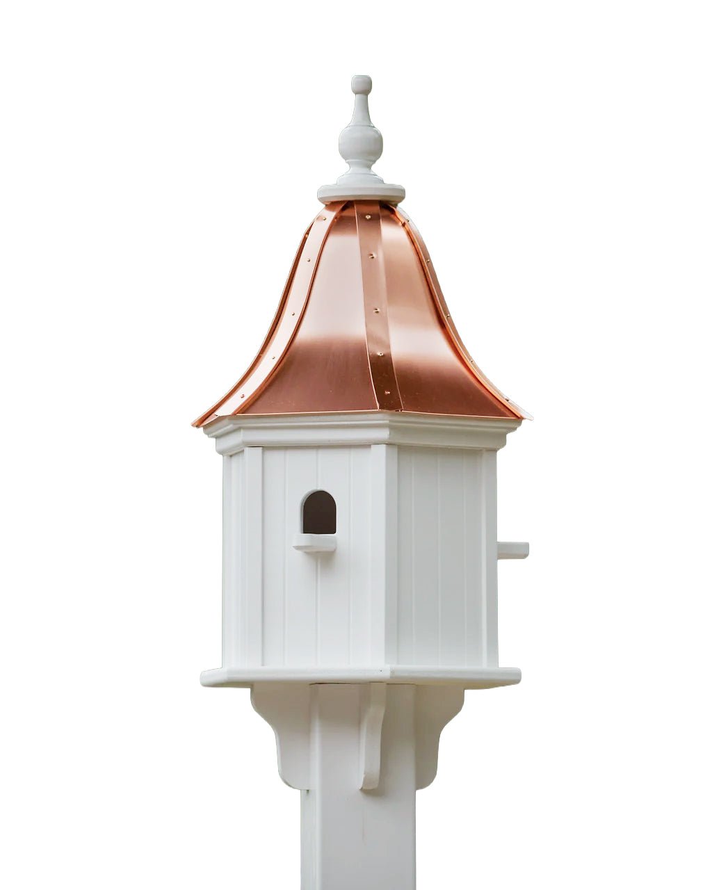 Arbor Bird House – Polished Copper Roof - Good Directions