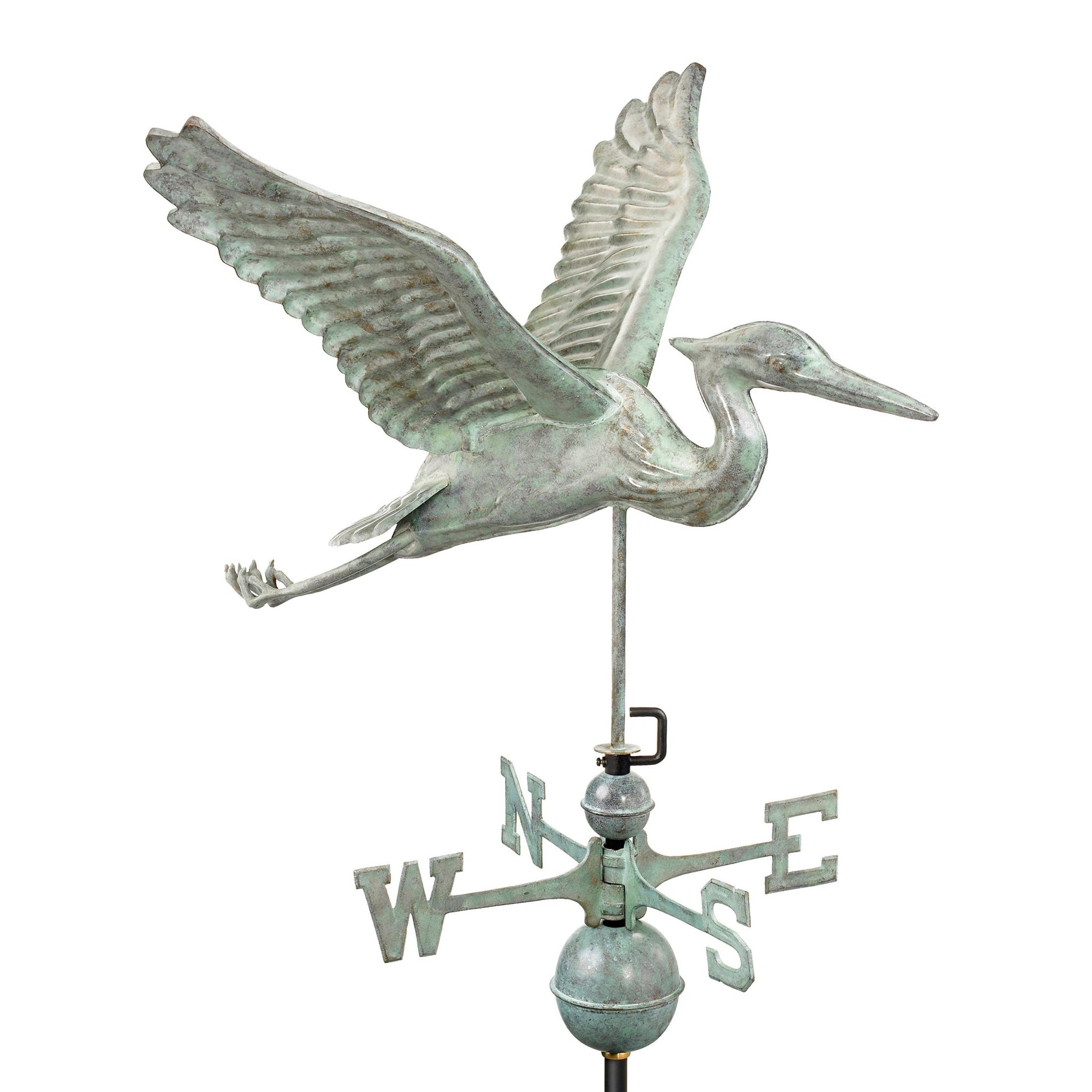 Blue Heron Weathervane - Good Directions