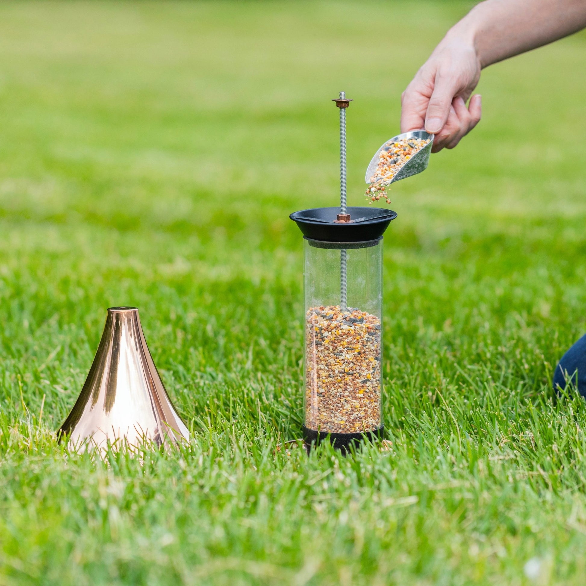 Castella Copper Bird Feeder - Good Directions