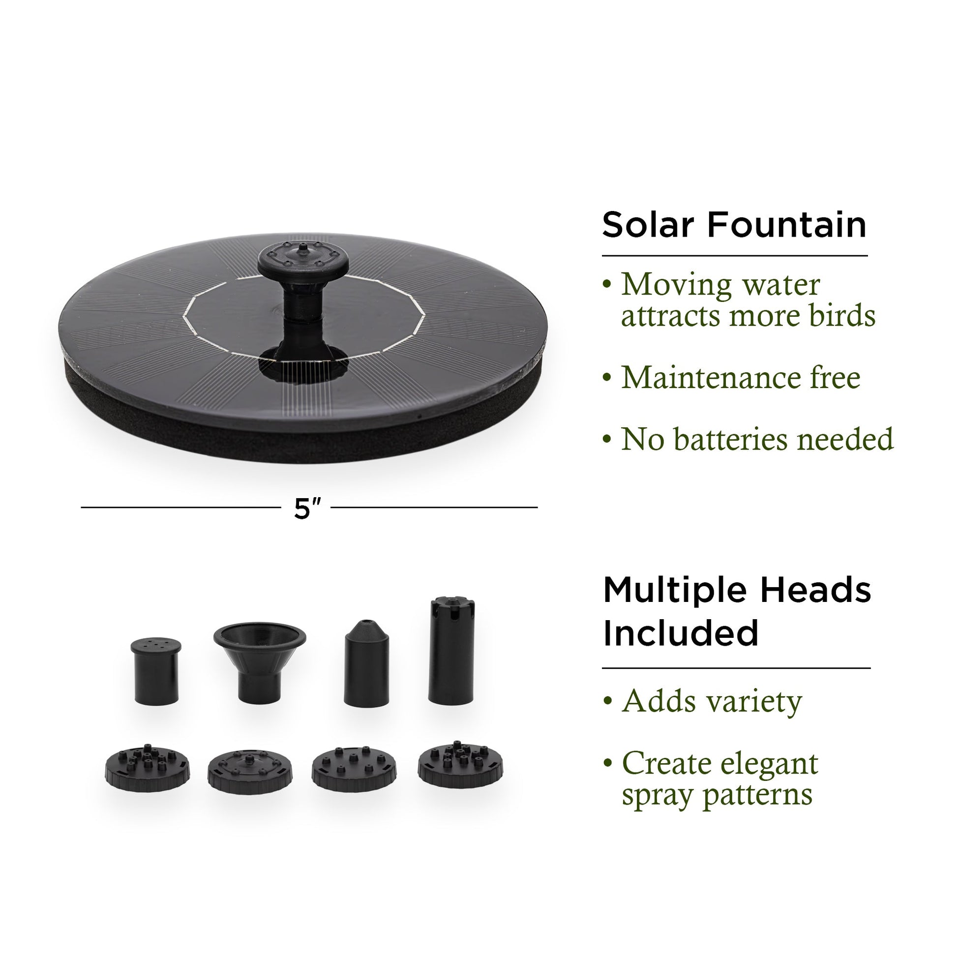 Good Directions 18" Copper Bird Bath with Garden Pole “ Matte Finish - Good Directions