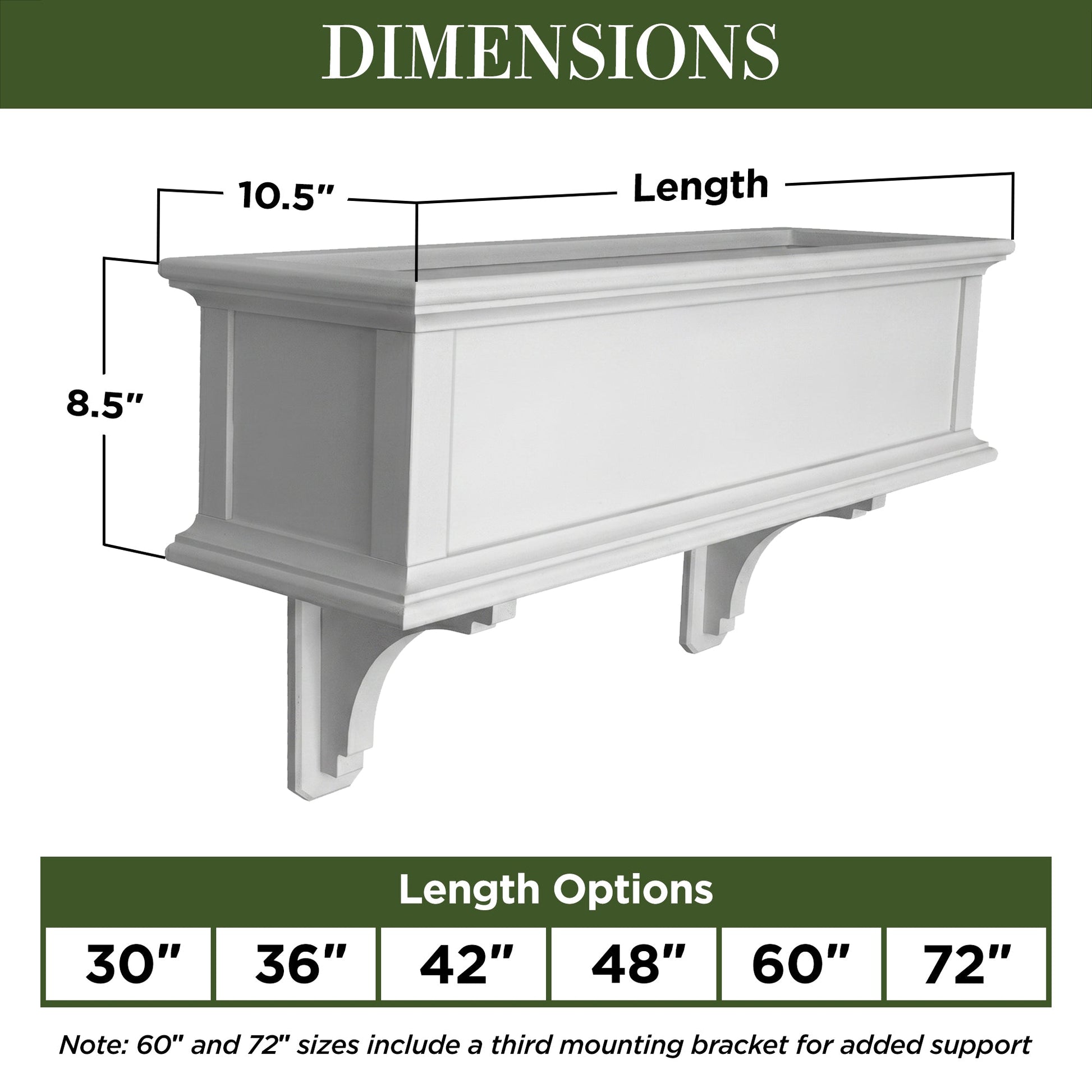Hudson Vinyl Window Box - Good Directions