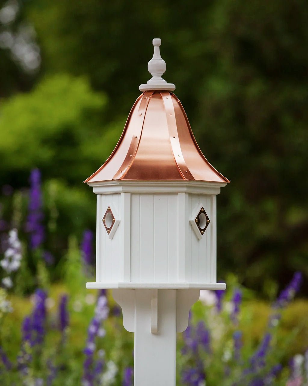 Meadow Bird House – Polished Copper Roof - Good Directions