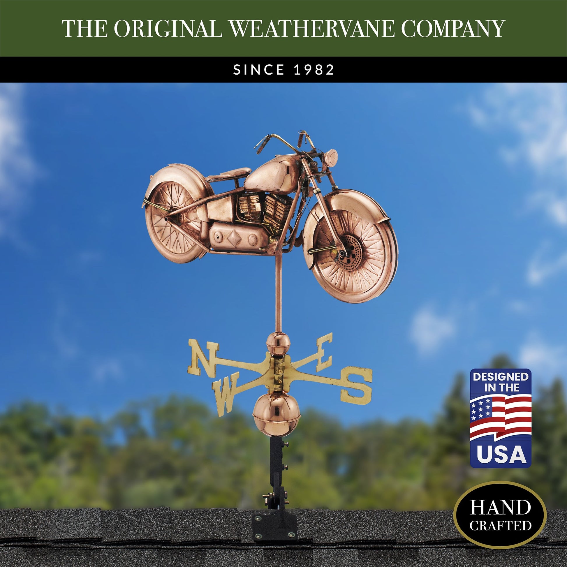 Motorcycle Weathervane - Good Directions