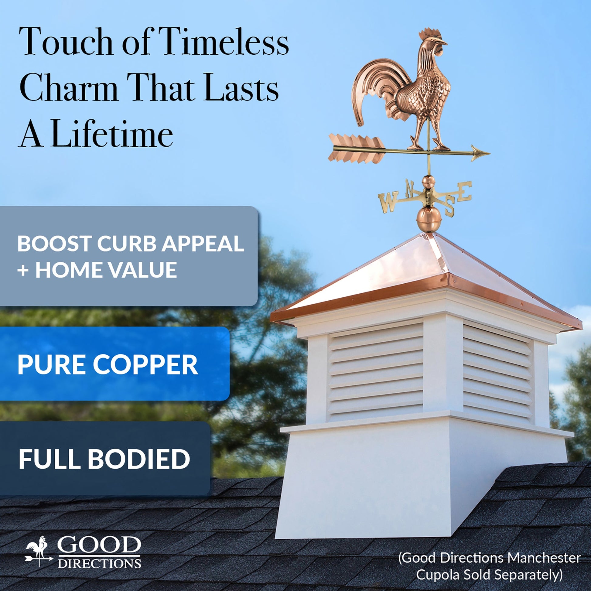 Rooster Weathervane - Good Directions