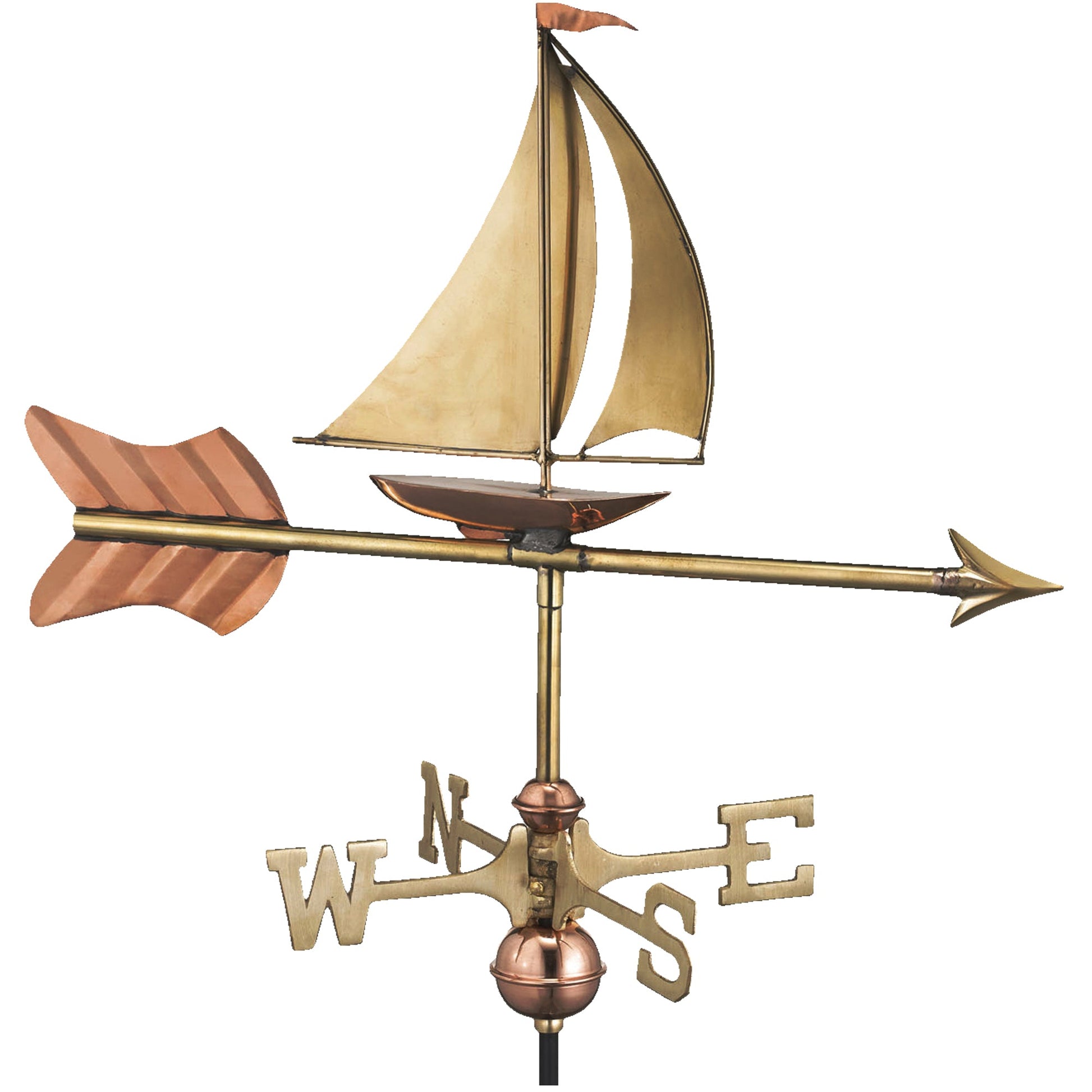 Sailboat Garden Weathervane - Good Directions