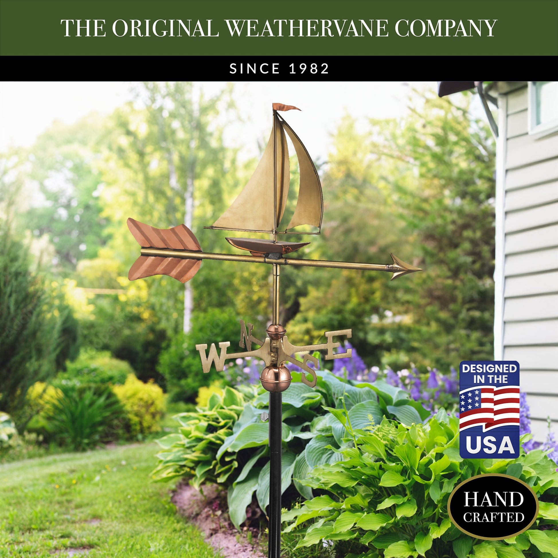 Sailboat Garden Weathervane - Good Directions