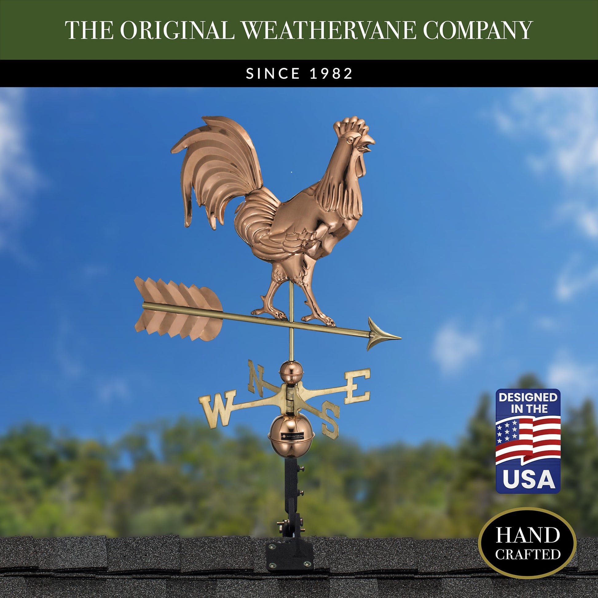 Smithsonian Rooster Weathervane - Good Directions
