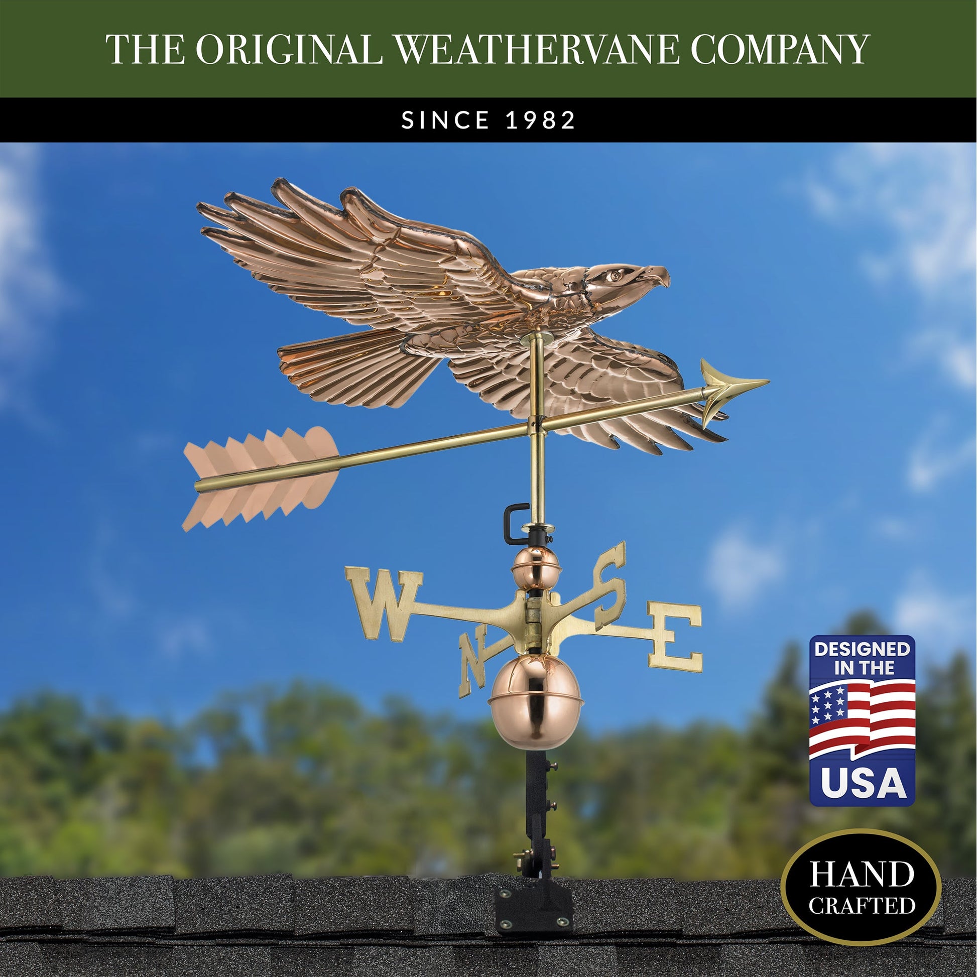 Soaring Hawk Weathervane - Good Directions
