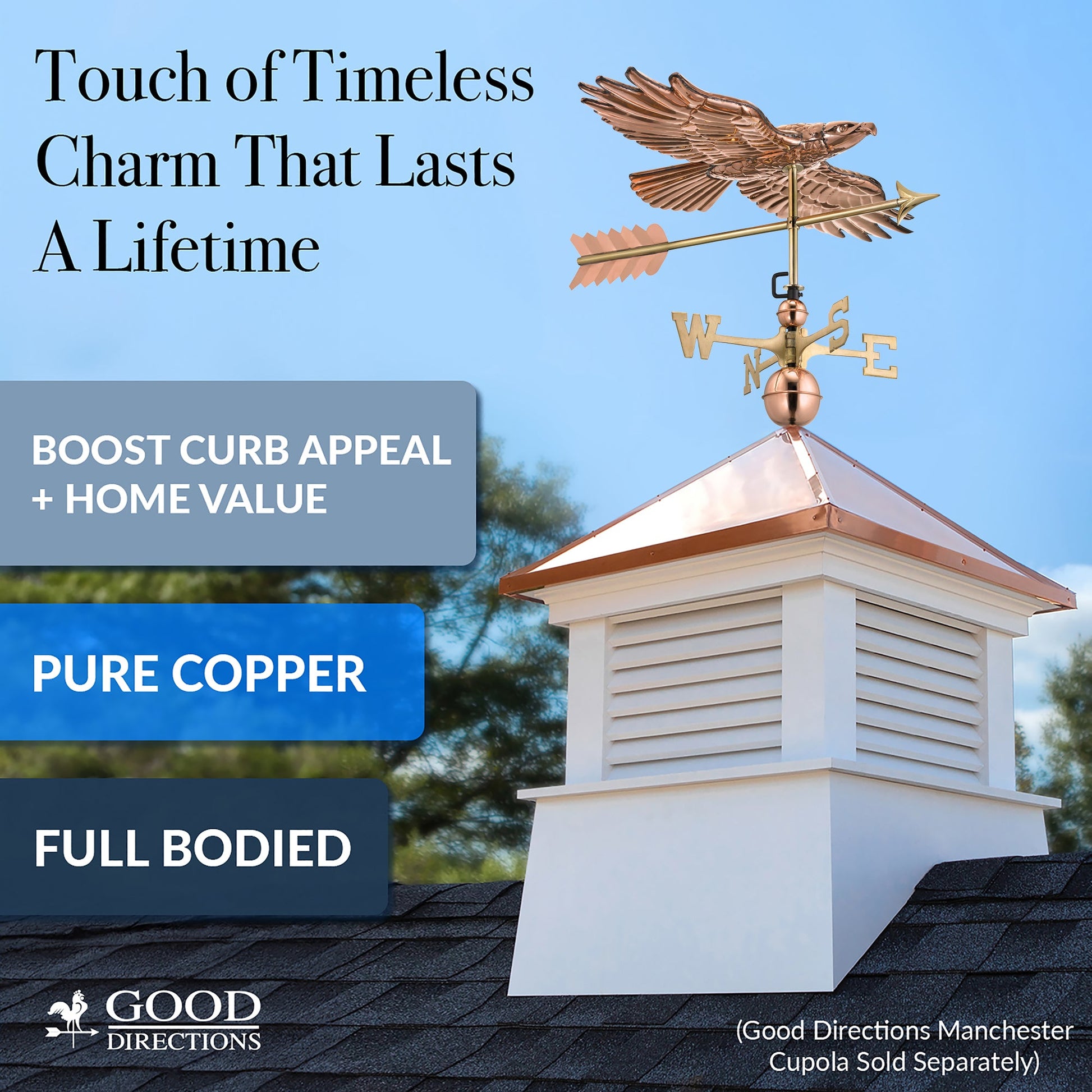 Soaring Hawk Weathervane - Good Directions