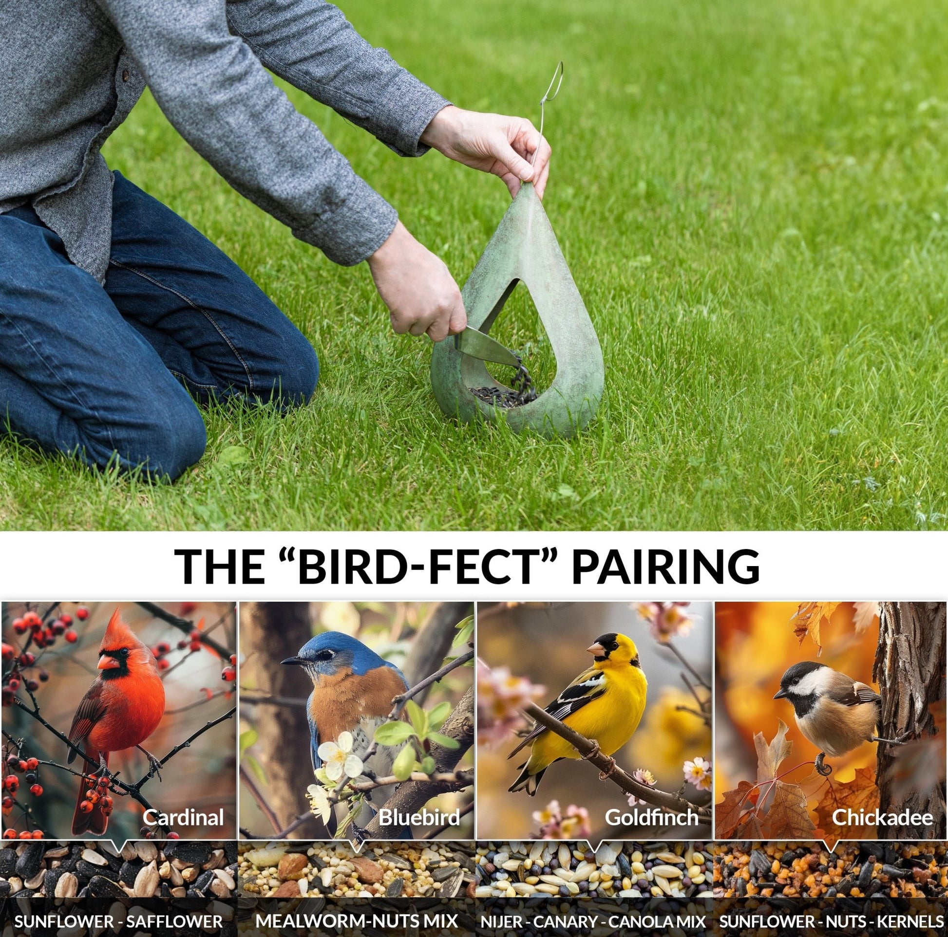 Verde Rain Drop Fly - Thru Copper Bird Feeder - Good Directions
