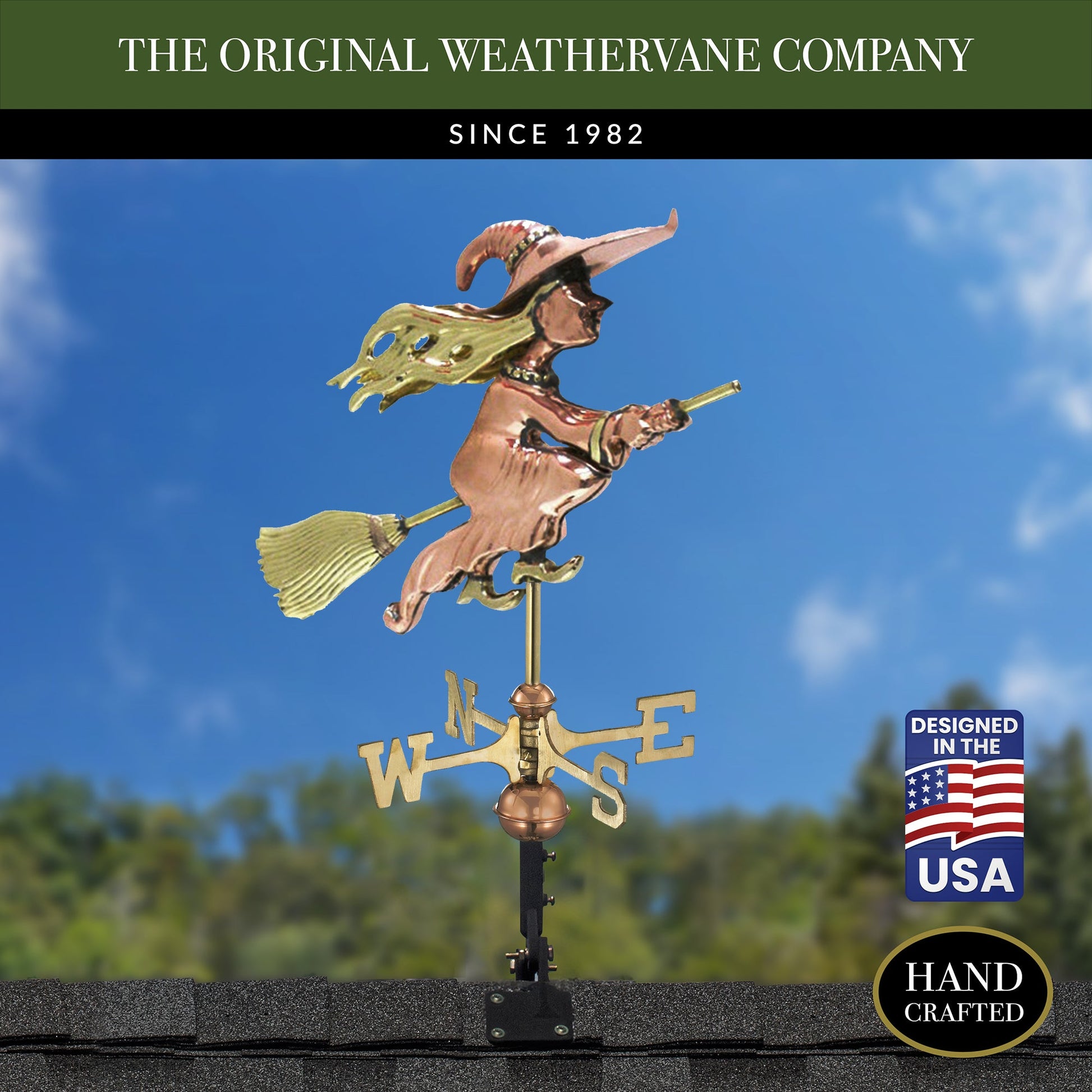 Witch Cottage Weathervane - Good Directions