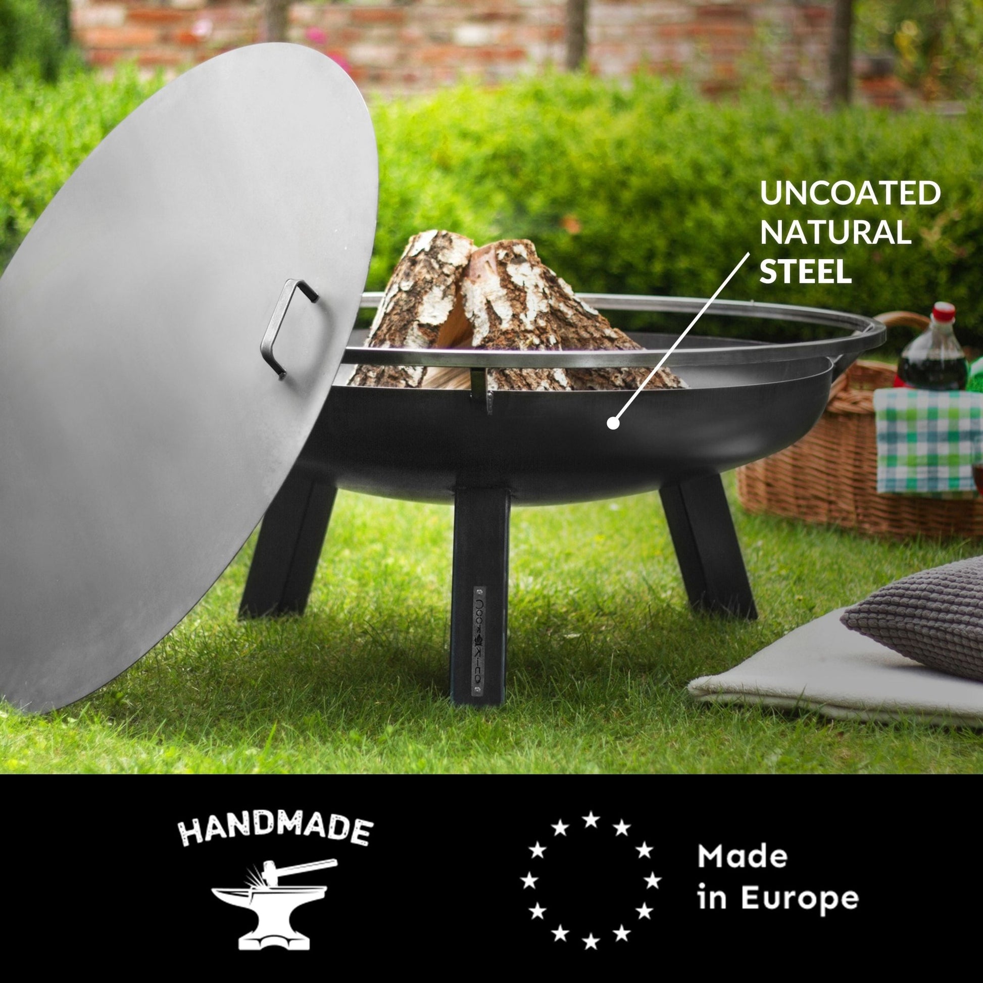 Ember 32" Fire Pit with Cover Lid - Good Directions