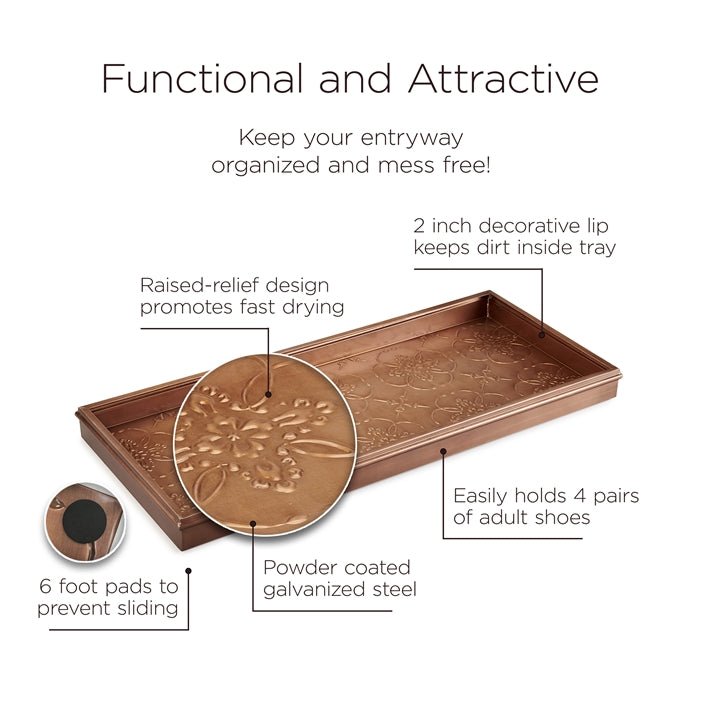 Medallions Multi-Purpose Boot Tray - Good Directions