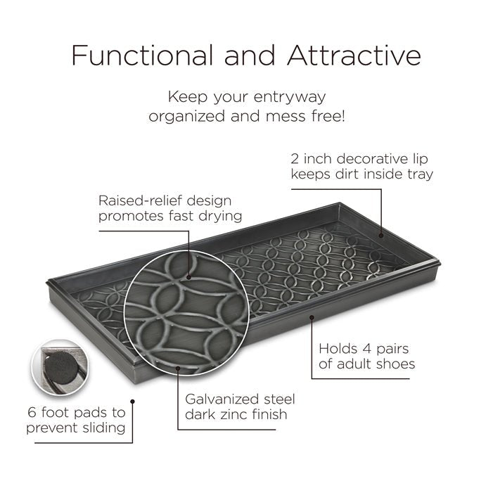 Double Circles Multi-Purpose Boot Tray - Good Directions