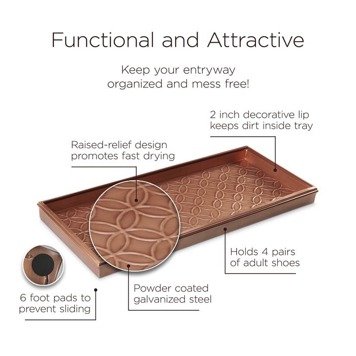 Double Circles Multi-Purpose Boot Tray - Good Directions