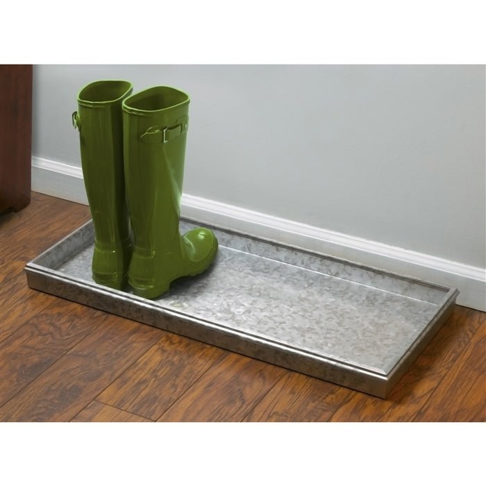 Classic Galvanized Multi-Purpose Boot Tray - Good Directions