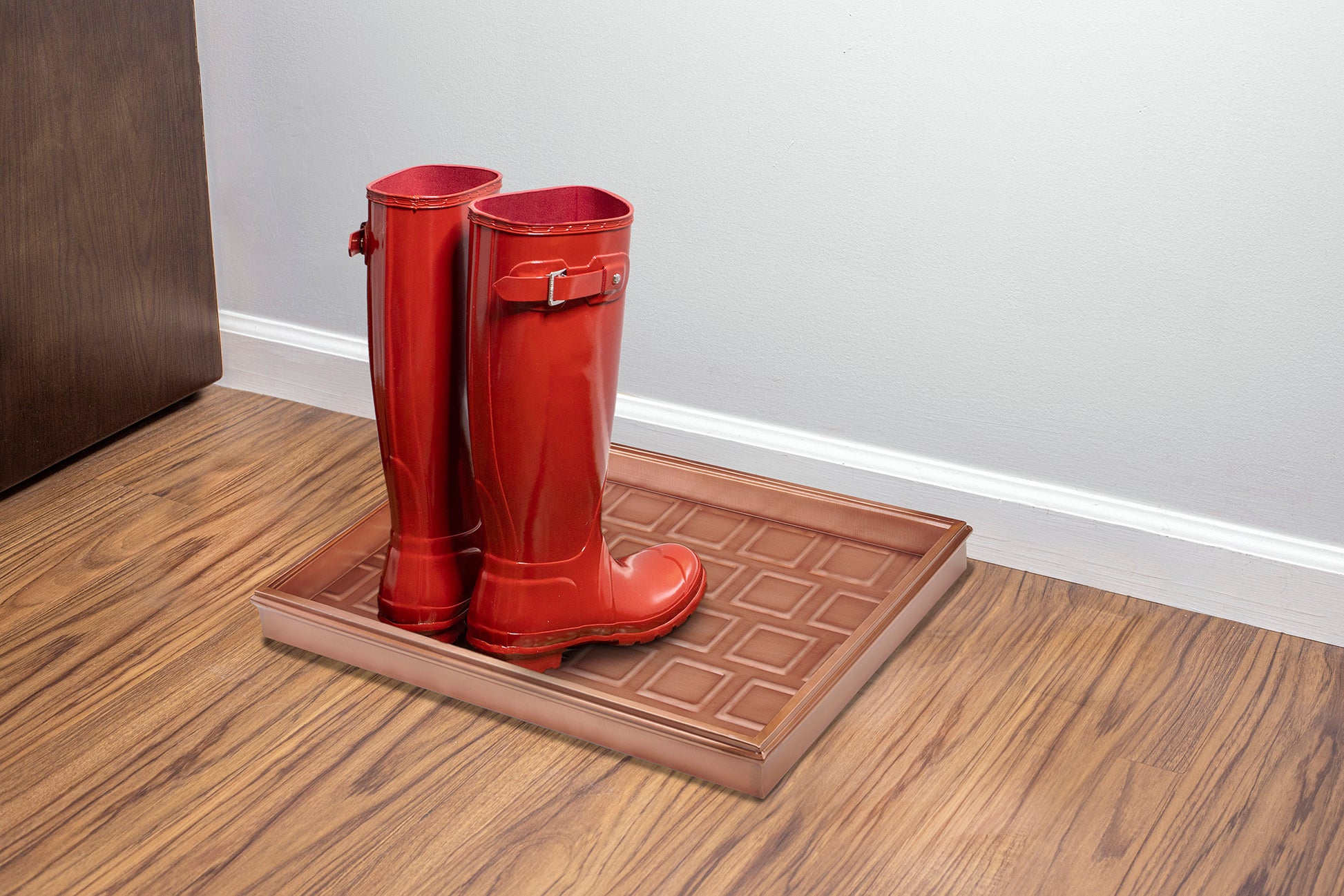 20" Squares Multi-Purpose Boot Tray - Good Directions