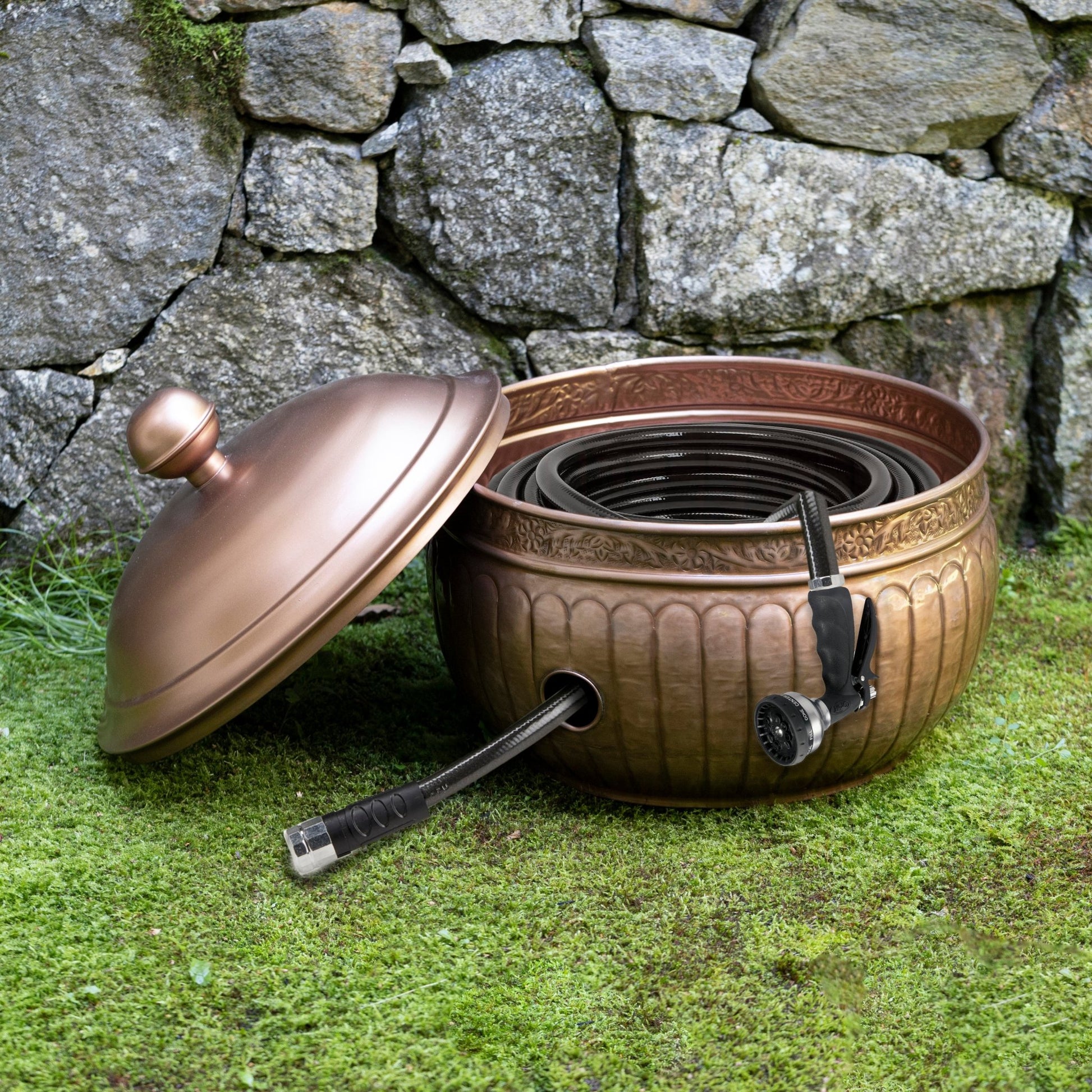 La Jolla Hose Pot with Lid - Good Directions