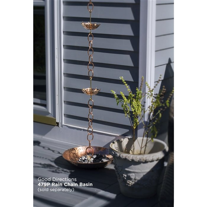 Umbrella Rain Chain - 8.5 ft., with 4 Extra Large Figures - Good Directions