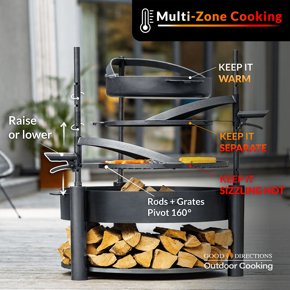Grand Hearth 32" Grill and Frying Pan Set - Good Directions