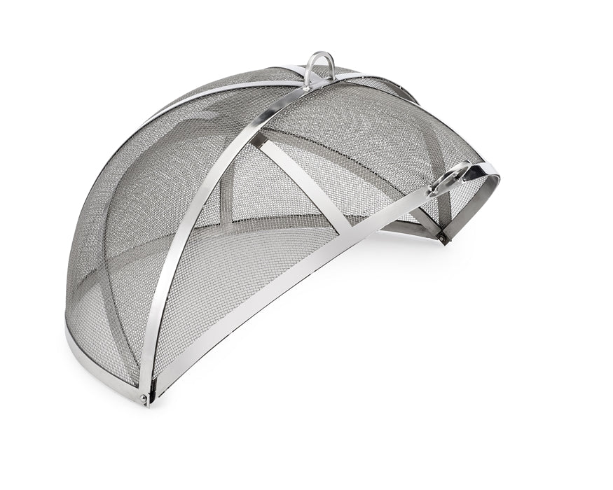 25" Medium Stainless Steel Spark Screen with Lifter - Good Directions