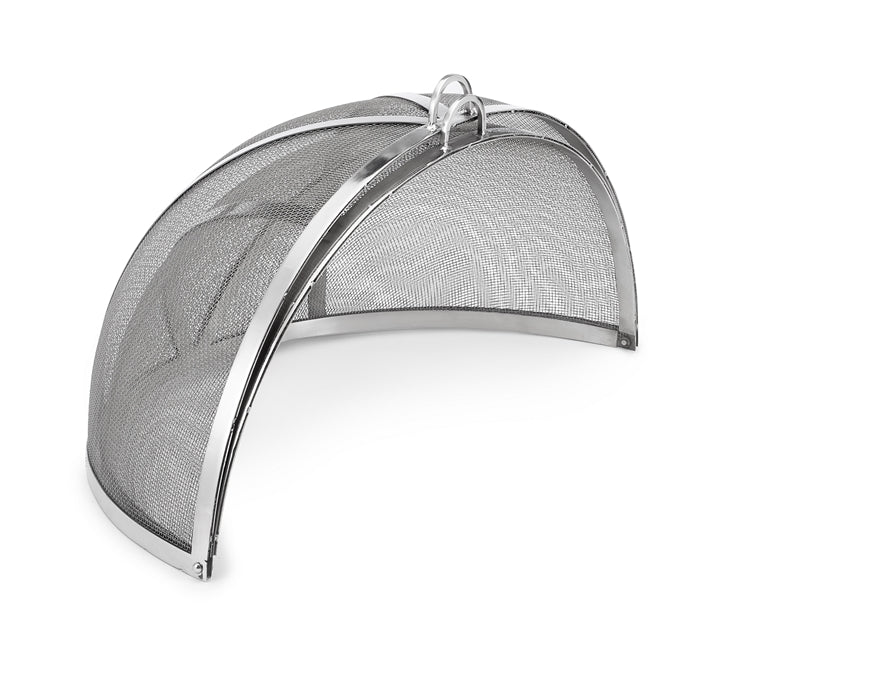 25" Medium Stainless Steel Spark Screen with Lifter - Good Directions