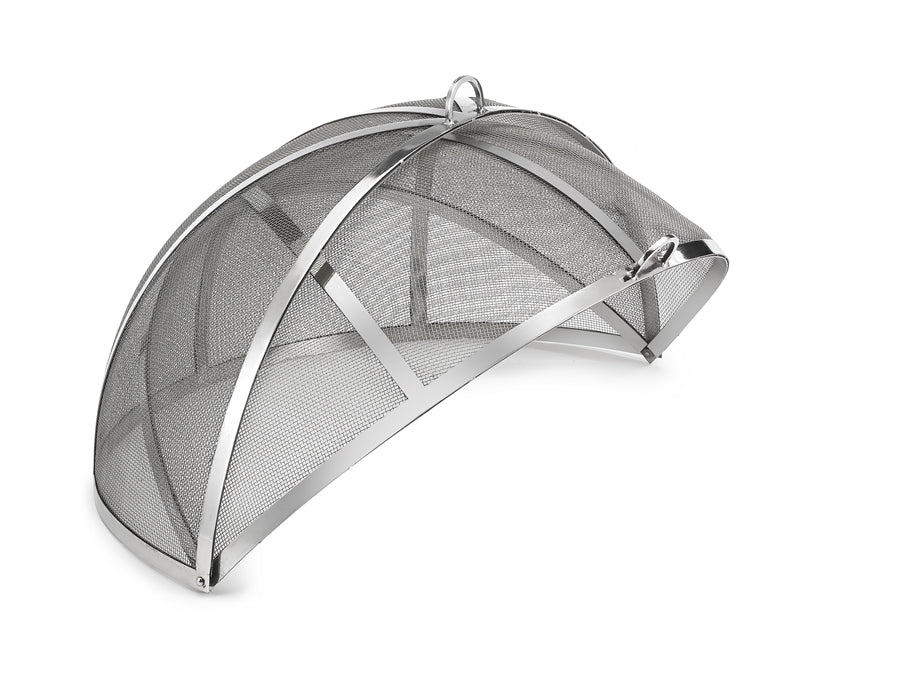 30" Large Stainless Steel Spark Screen with Lifter - Good Directions