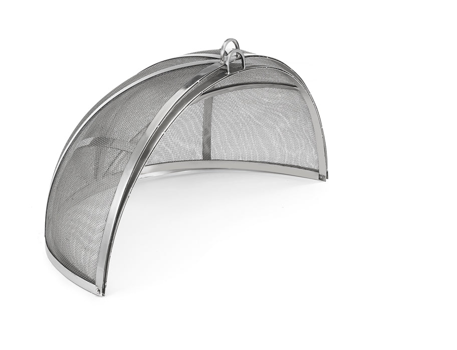 30" Large Stainless Steel Spark Screen with Lifter - Good Directions