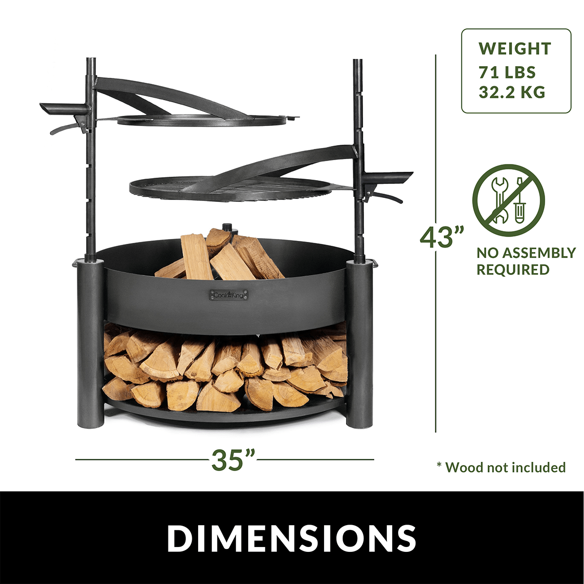 Grand Hearth 32" Grill and Griddle Set - Good Directions