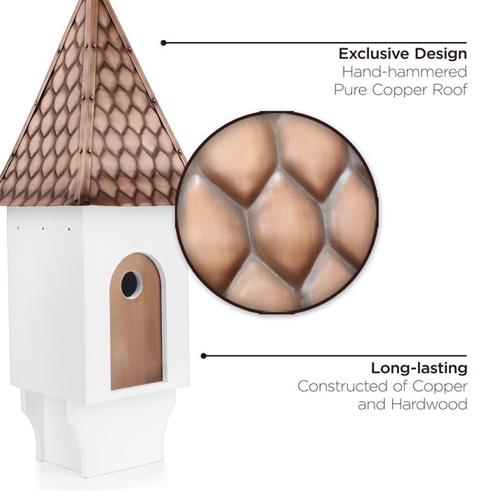 Chateau Bird House “ Diamond Pattern Roof - Good Directions