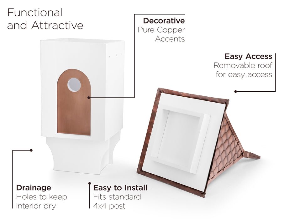 Chateau Bird House “ Diamond Pattern Roof - Good Directions