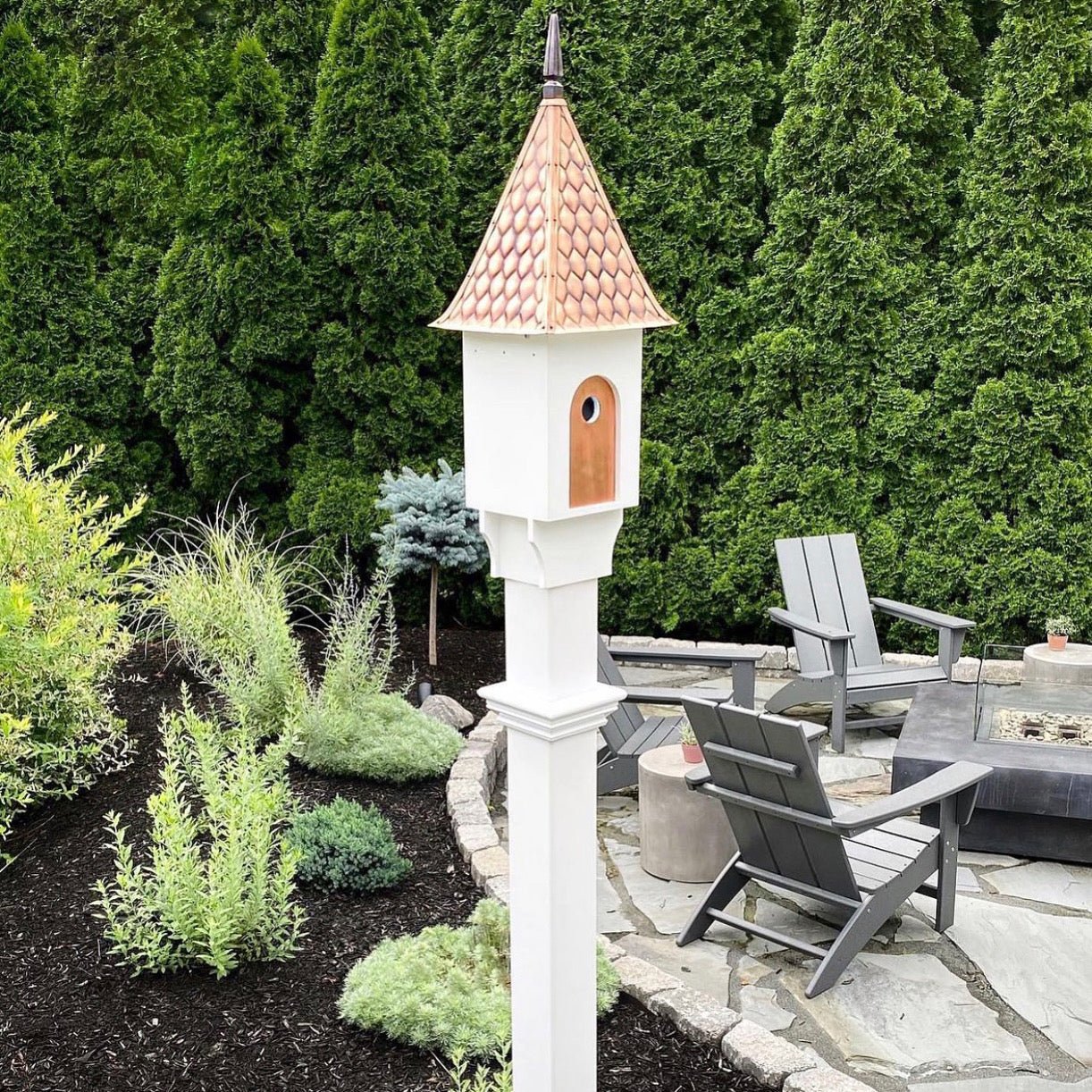 Chateau Bird House “ Diamond Pattern Roof - Good Directions