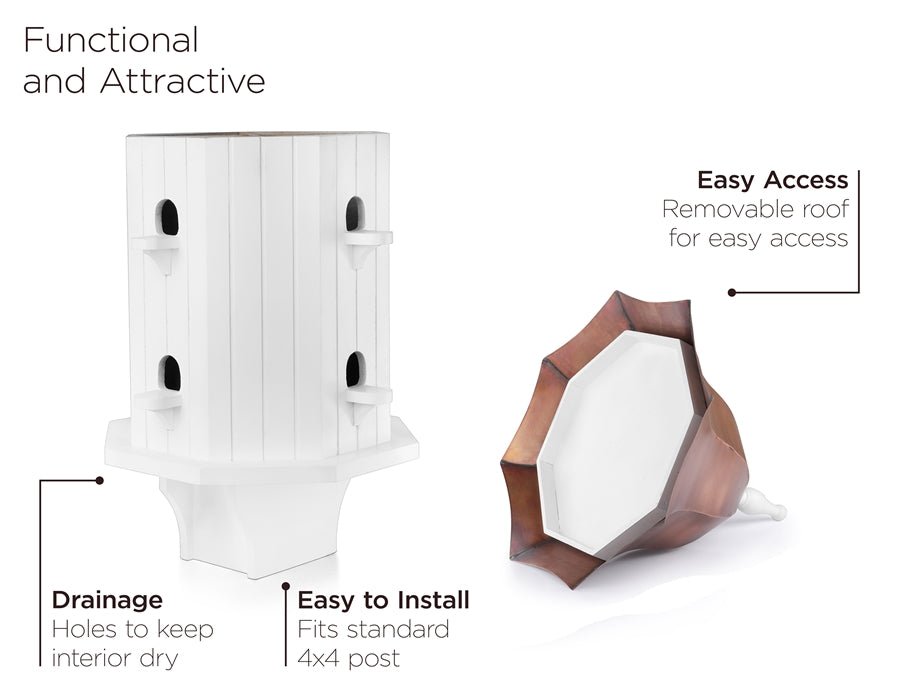 Dovecote Manor Bird House “ Roof - Good Directions