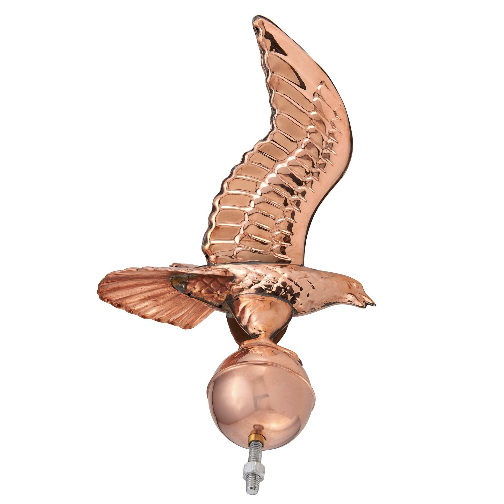 Eagle with Ball Flagpole Topper, 11" Wingspan - Good Directions