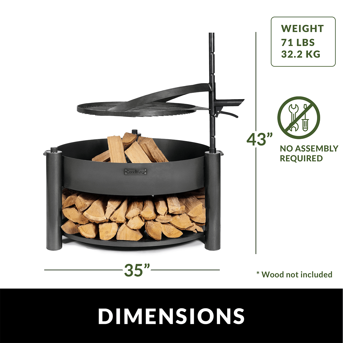Grand Hearth 32" Standard Grill Set - Good Directions